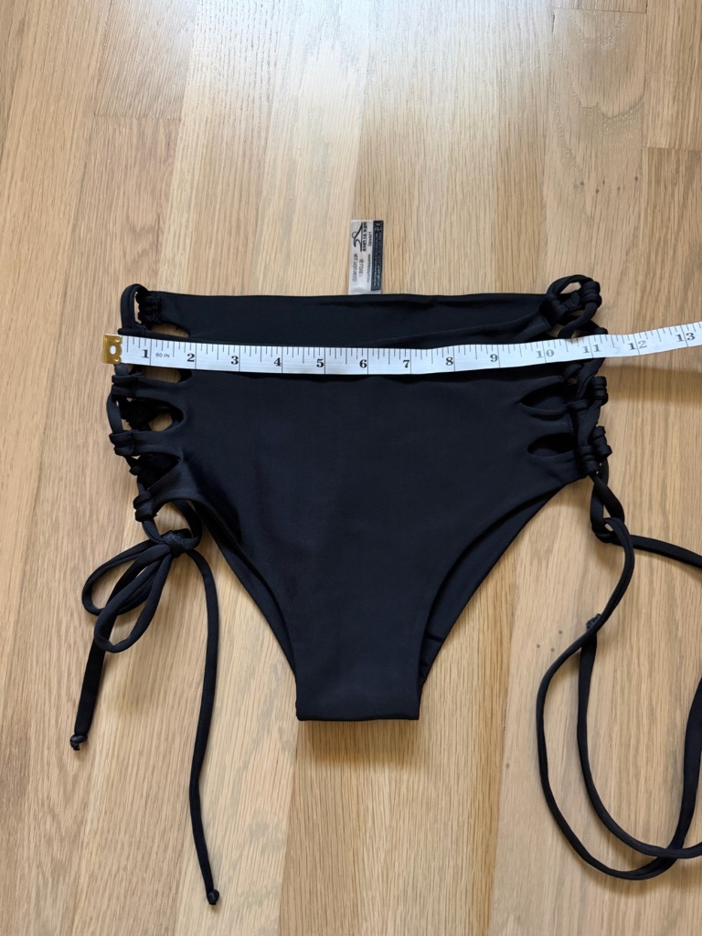 Pakaloha Black Lace-Up Bikini bottom - Picture 6 of 6